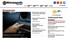 What Minneapolisnews.net website looked like in 2023 (This year)