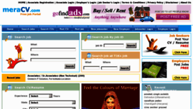 What Meracv.com website looked like in 2011 (12 years ago)