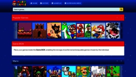 What Mariogames.online website looked like in 2023 (This year)
