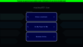 What Mackeyfi51.live website looked like in 2023 (This year)