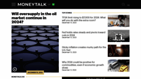 What Moneytalkgo.com website looked like in 2023 (This year)