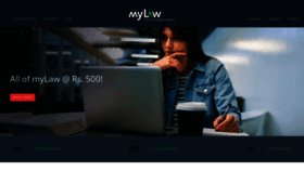 What Mylaw.net website looked like in 2023 (This year)
