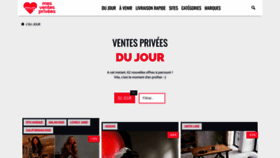 What Mes-ventes-privees.com website looked like in 2023 (This year)