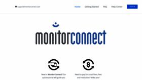 What Monitorconnect.com website looked like in 2023 (This year)