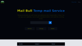 What Mail-bull.com website looked like in 2023 (This year)
