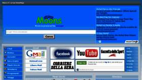 What Moons.it website looked like in 2011 (12 years ago)