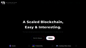 What Metaverse.network website looked like in 2023 (1 year ago)