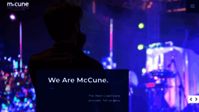 What Mccune.com website looked like in 2023 (This year)