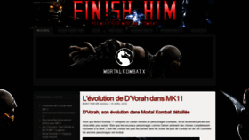What Mortal-kombat.fr website looked like in 2023 (This year)