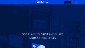 What Mixdroop.bz website looked like in 2023 (This year)