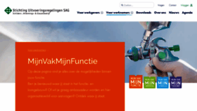What Mijnvakmijnfunctie.nl website looked like in 2023 (This year)