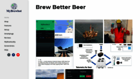 What Mybrewbot.com website looked like in 2023 (1 year ago)