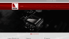 What Marani-proaudio.com website looked like in 2023 (This year)
