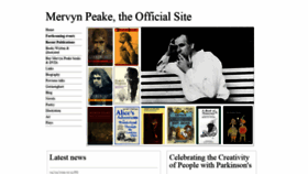 What Mervynpeake.org website looks like in 2024 