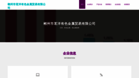 What Mingyangfamily.com website looks like in 2024 