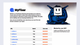 What Myflixerz.me website looks like in 2024 