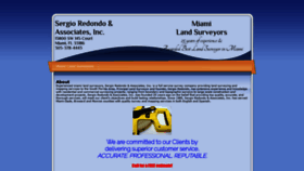 What Miamilandsurveyors.com website looks like in 2024 