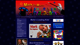 What Markmagicshows.com website looks like in 2024 