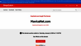 What Mavicanet.com website looks like in 2024 