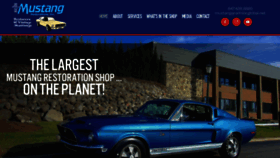 What Mustangrestoration.net website looks like in 2024 