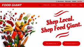 What Myfoodgiant.com website looks like in 2024 