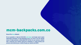 What Mcm-backpacks.com.co website looks like in 2024 