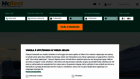 What Mcrent.is website looked like in 2024 (2 years ago)