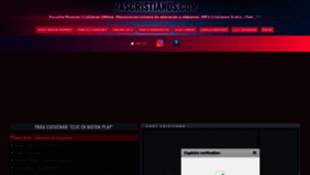 What Mascristianos.com website looks like in 2024 