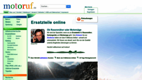 What Motoruf.de website looks like in 2024 