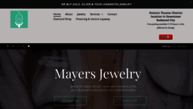 What Mayersjewelers.net website looks like in 2024 