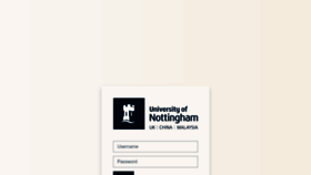 What Moodle.nottingham.ac.uk website looks like in 2024 