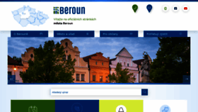 What Mesto-beroun.cz website looks like in 2024 