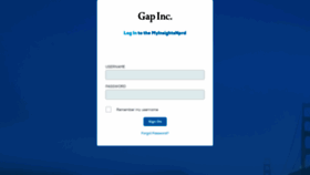 What Myinsights.gapinc.com website looks like in 2024 