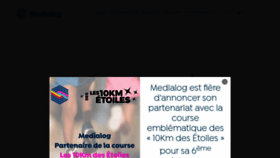 What Medialog.fr website looks like in 2024 