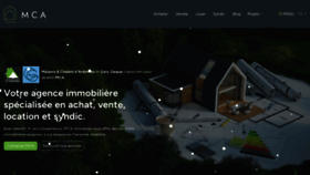 What Maisons-chalets-ardennes.be website looks like in 2024 