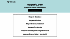 What Magweb.com website looks like in 2024 
