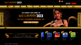 What Megajudi303home.com website looks like in 2024 