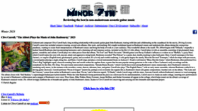 What Minor7th.com website looks like in 2024 