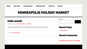 What Minneapolisholidaymarket.com website looks like in 2024 