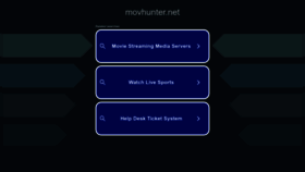 What Movhunter.net website looks like in 2024 