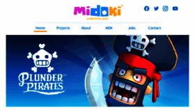 What Midoki.com website looks like in 2024 