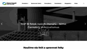 What Milujemefotografii.cz website looks like in 2024 
