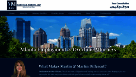 What Martinandmartinlaw.com website looked like in 2024 (This year)