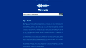 What Mp3juice.limo website looks like in 2024 