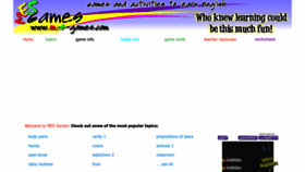 What Mes-games.com website looks like in 2024 