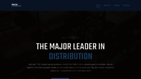 What Mazaldistribution.com website looks like in 2024 