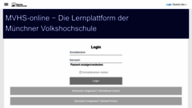 What Mvhs-online.de website looks like in 2024 
