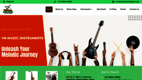 What Musicinstruments.in website looks like in 2024 