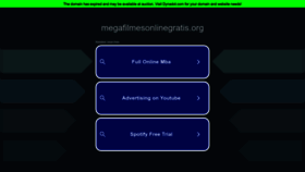 What Megafilmesonlinegratis.org website looks like in 2024 