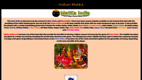 What Matka-indian.net website looks like in 2024 